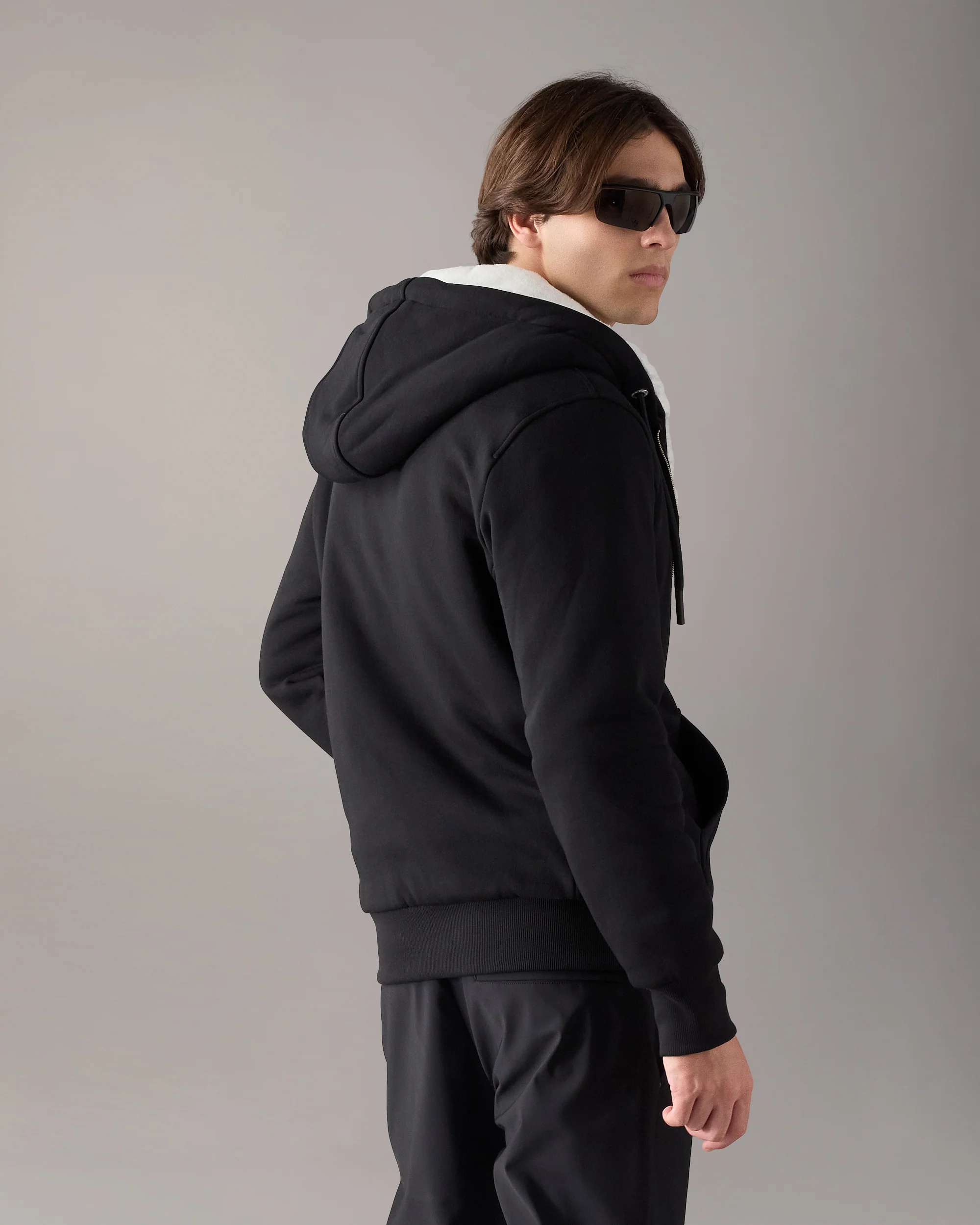 BUNNY CLASSIC HOODIE-BLACK/WHITE - Image 3
