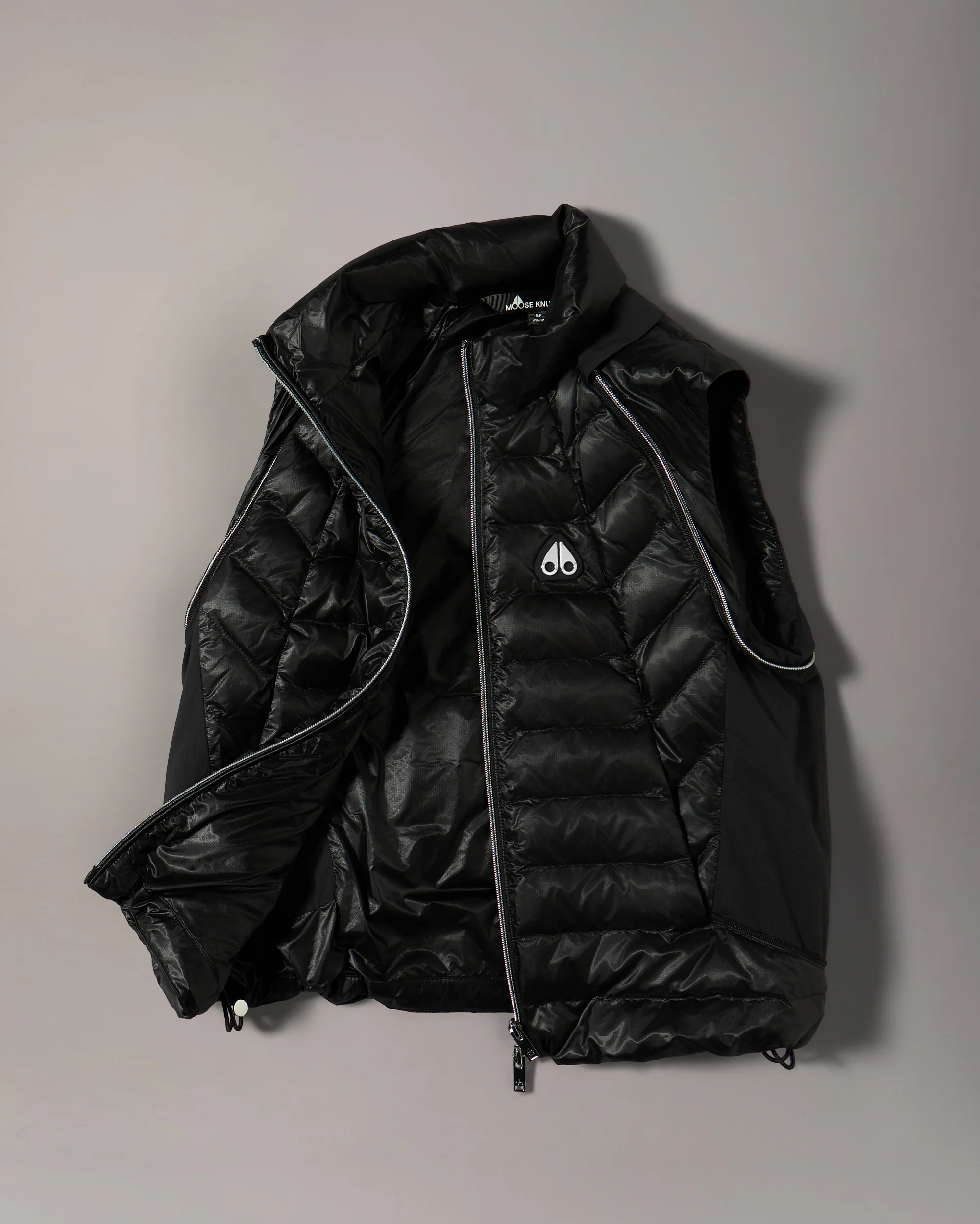 CLOUD WALKER AIR DOWN HYBRID JACKET-BLACK/BLACK - Image 7