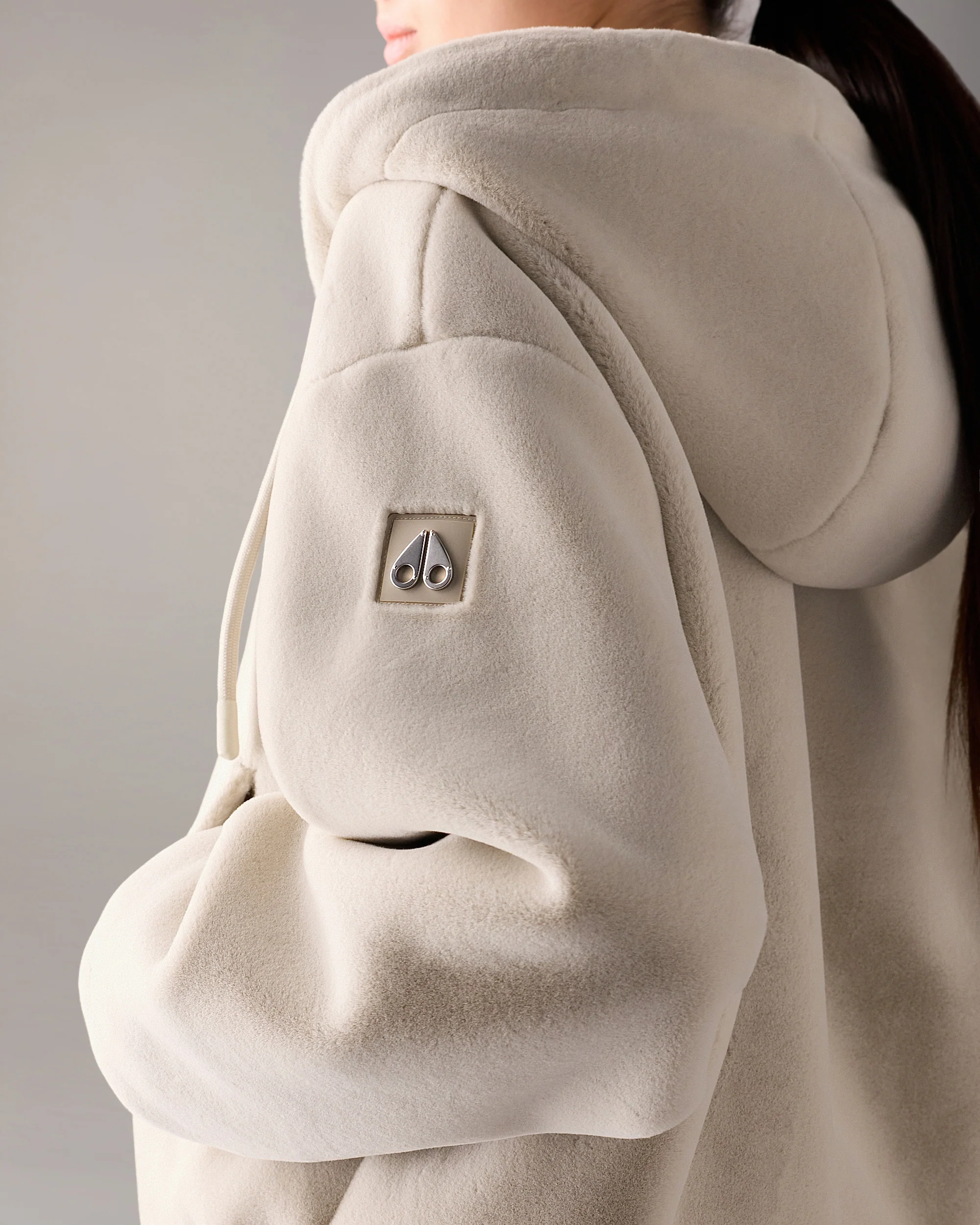 EATON BUNNY REVERSIBLE MONOGRAM HOODIE-ALABASTER/ALABASTER MONOGRAM - Image 5