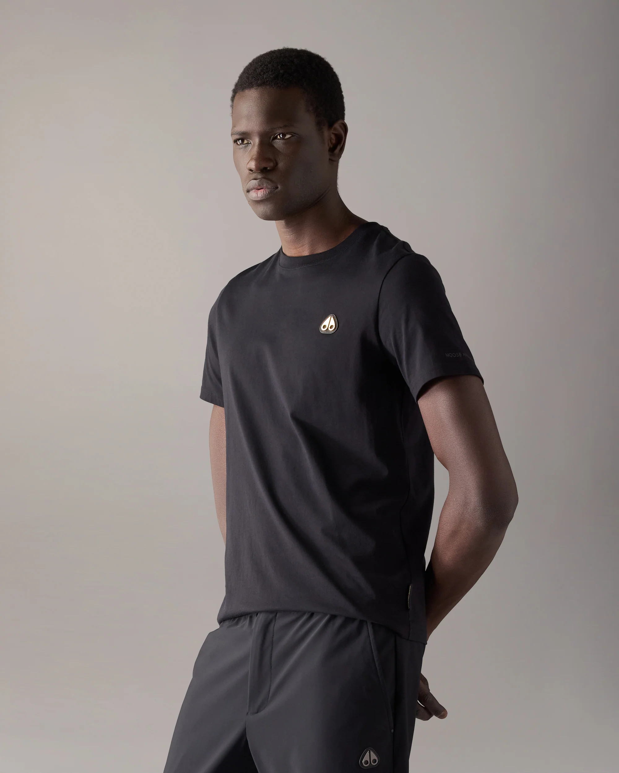 GOLD SERIES CRESCENT T-SHIRT-BLACK - Image 2