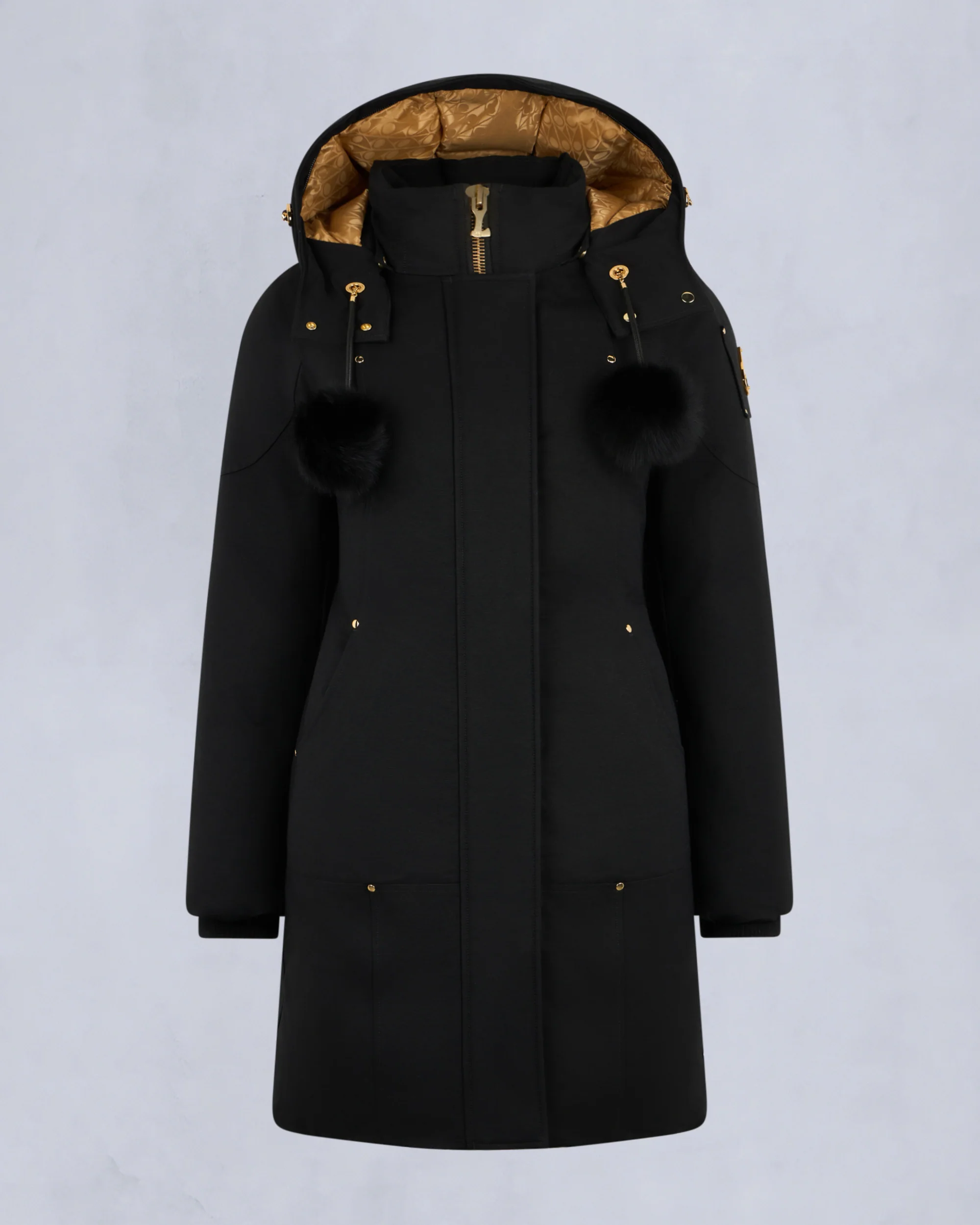 GOLD SERIES STIRLING SHEARLING TRIM PARKA-BLACK/BLACK - Image 8