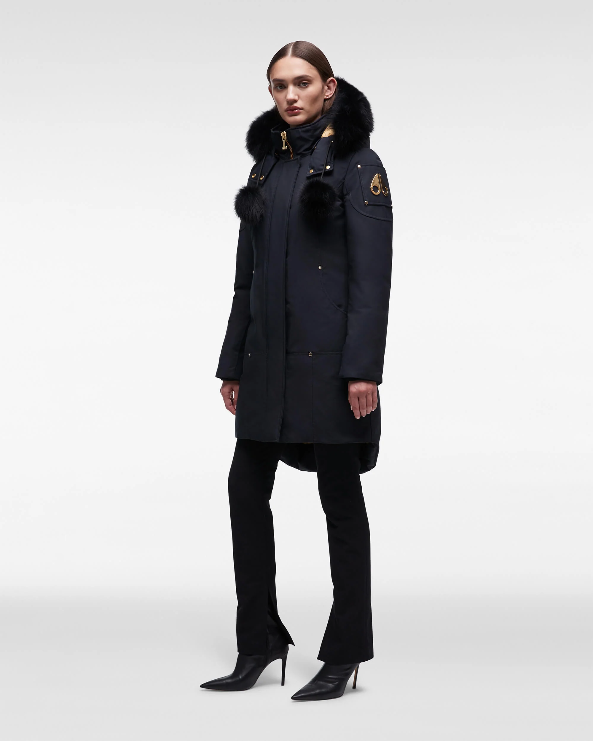 GOLD STIRLING PARKA FUR-NAVY/BLACK - Image 2