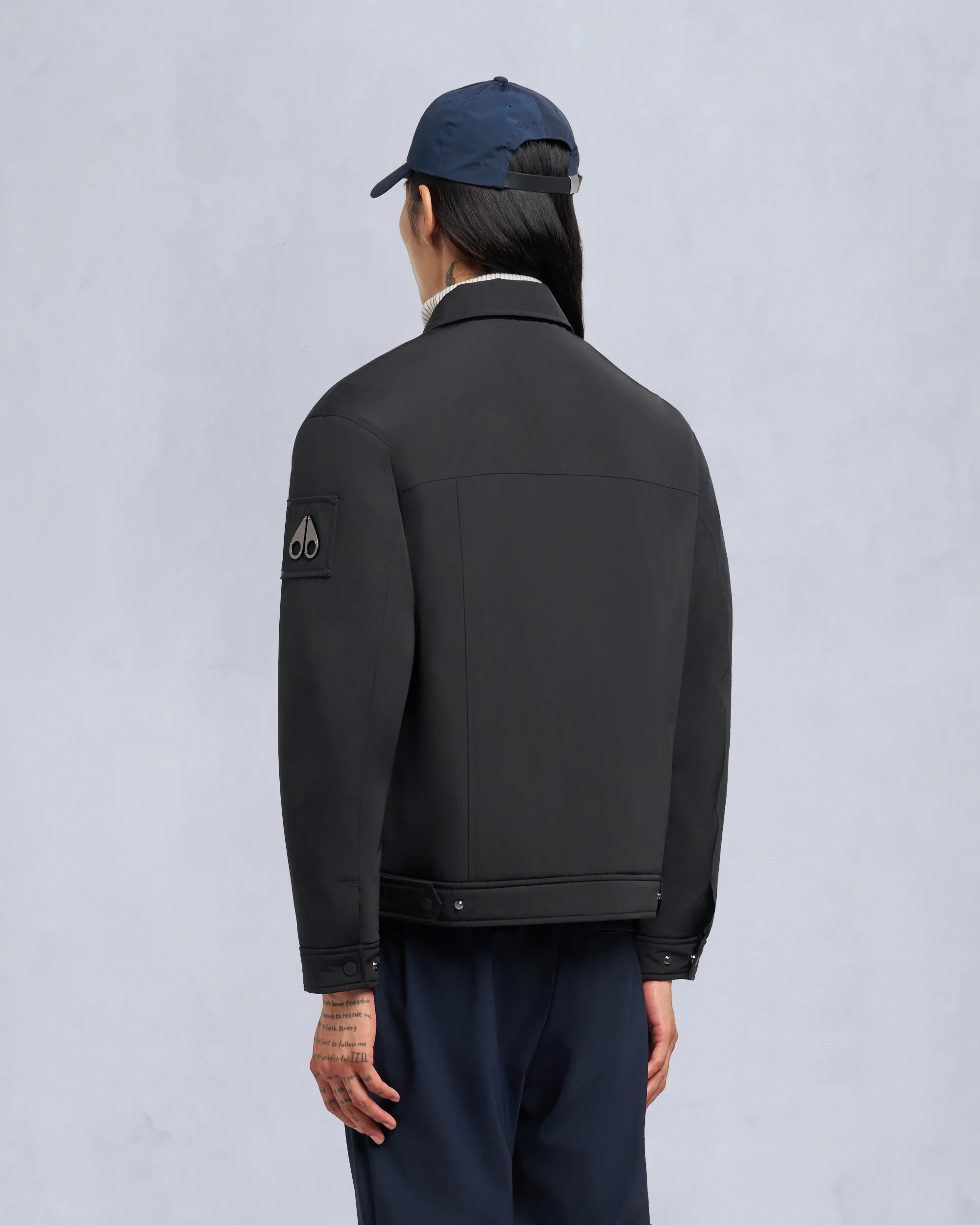 JACQUES BUNNY SHIRT JACKET-BLACK - Image 3