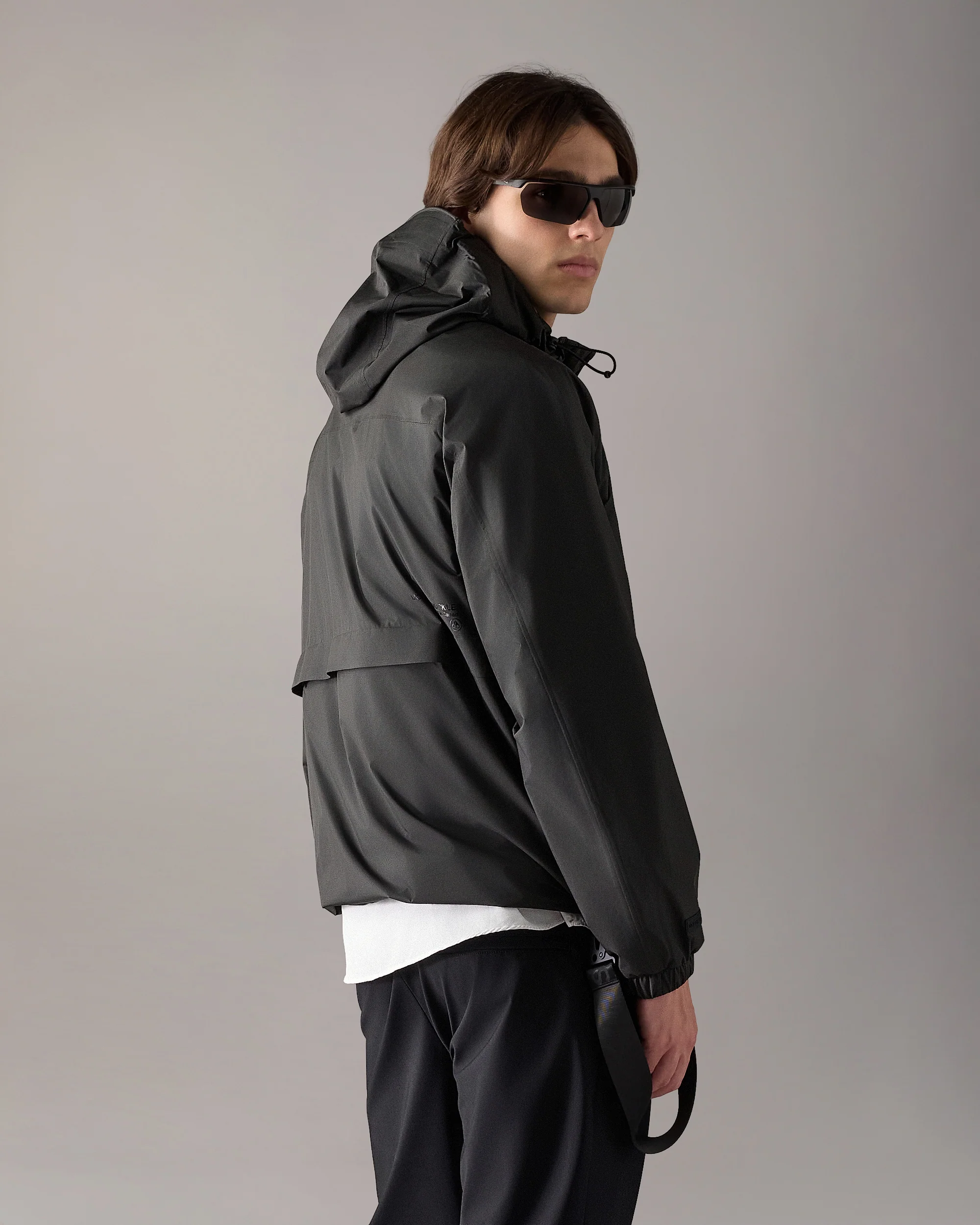 KNOX PACKABLE RAIN JACKET-BLACK - Image 3