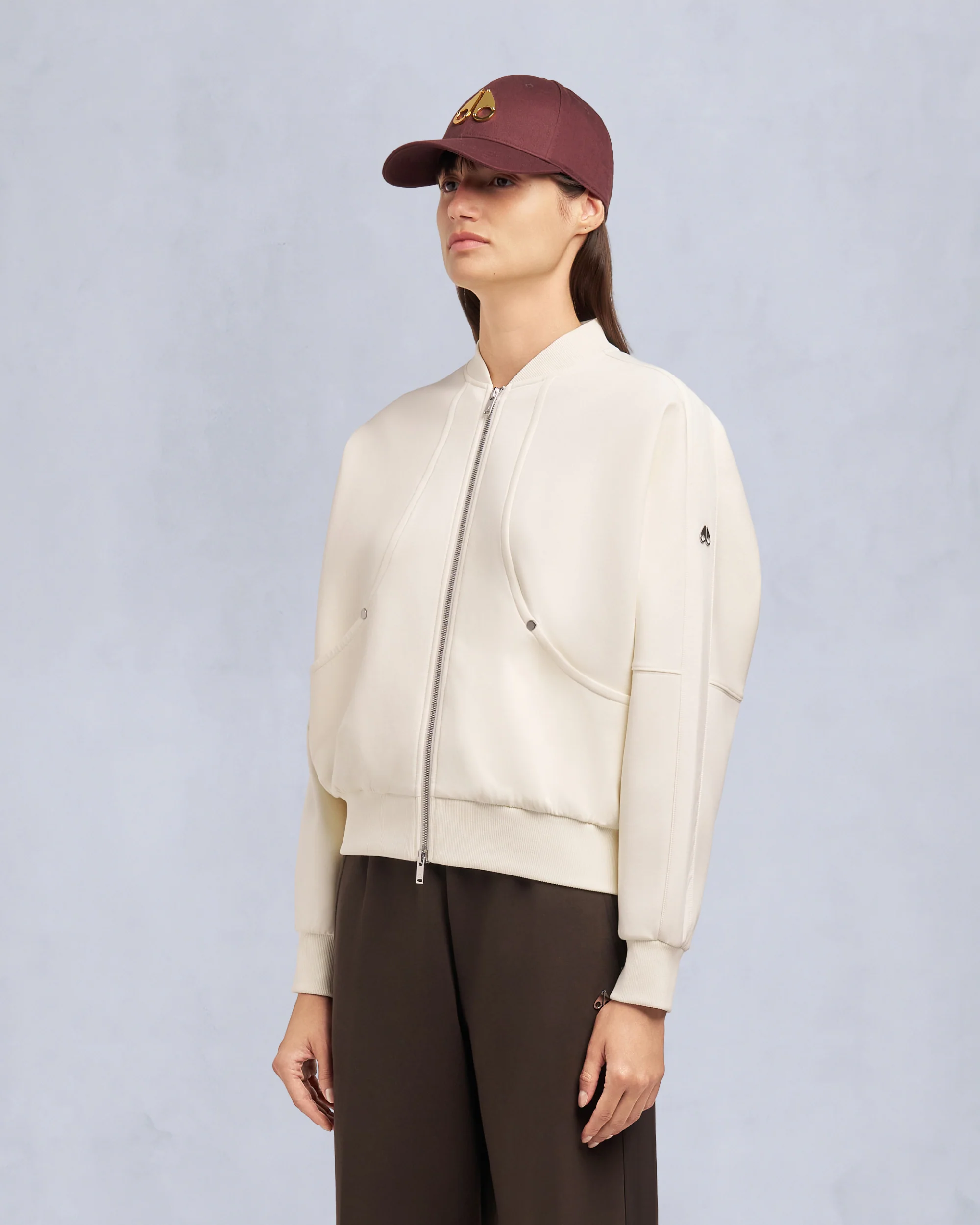 MIX MEDIA BOMBER JACKET-PLASTER - Image 2