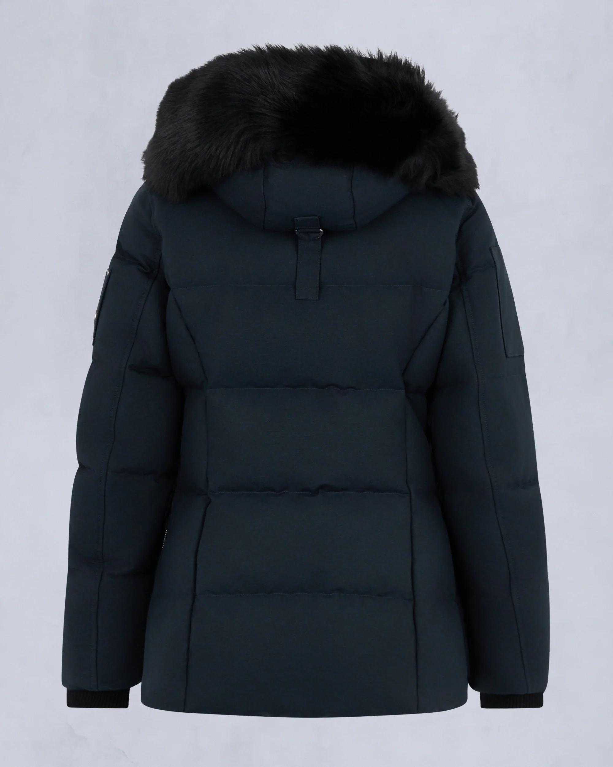 ORIGINAL SHEARLING TRIM 3Q JACKET-NAVY/BLACK - Image 5