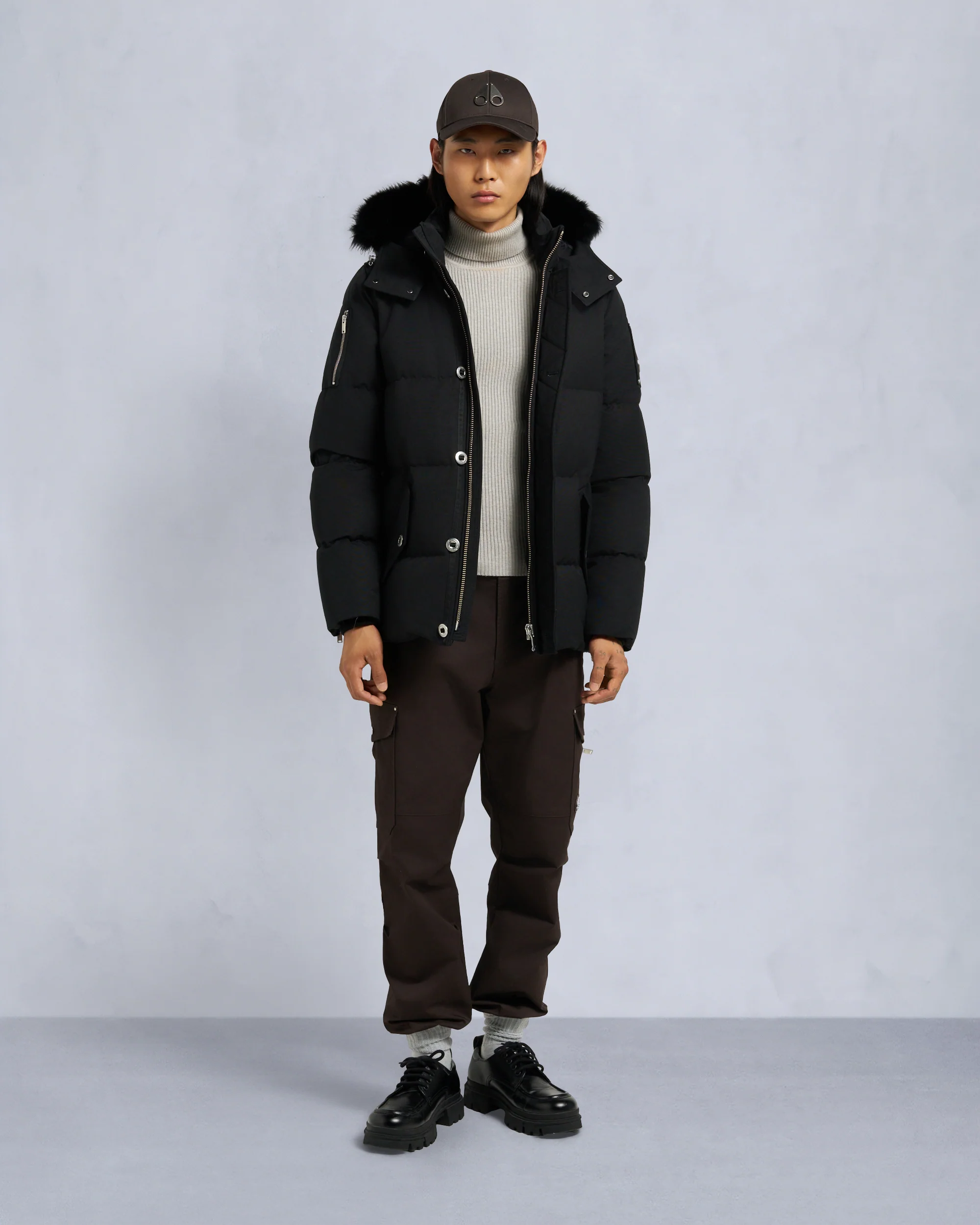 ORIGINAL SHEARLING TRIM 3Q JACKET - Image 4
