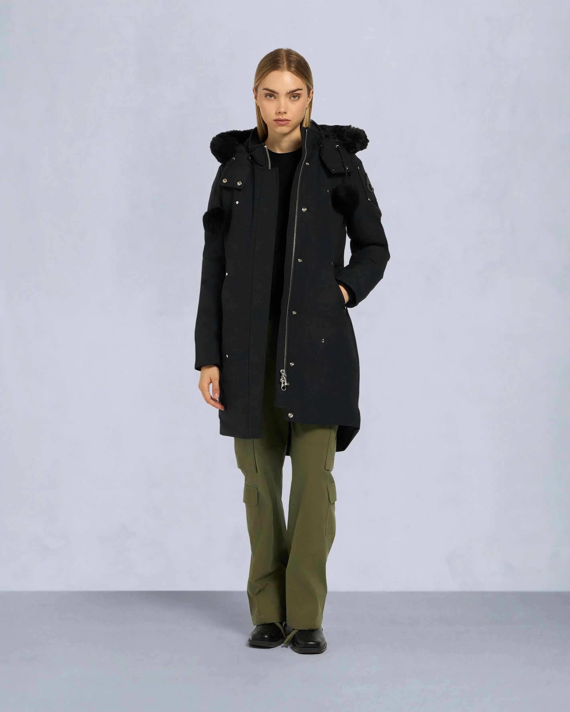 ORIGINAL STIRLING PARKA FUR-NAVY/BLACK