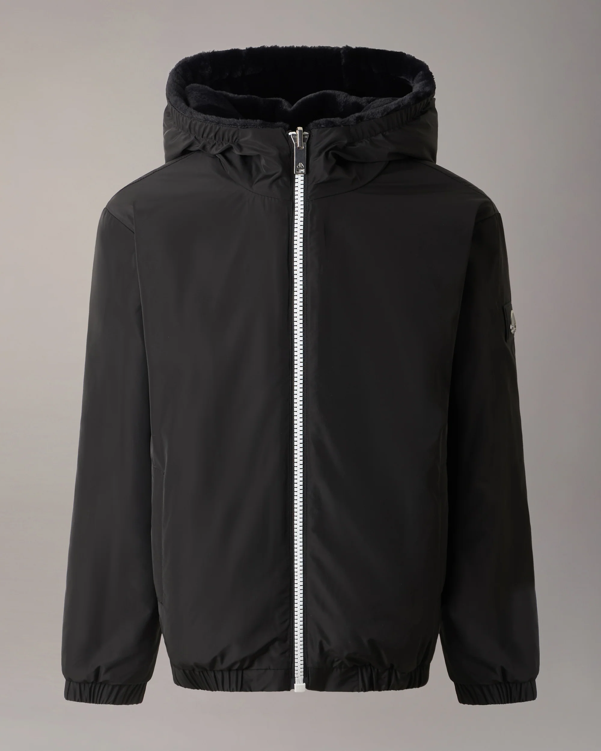 SIMCOE BUNNY REVERSIBLE HOODIE-BLACK - Image 6