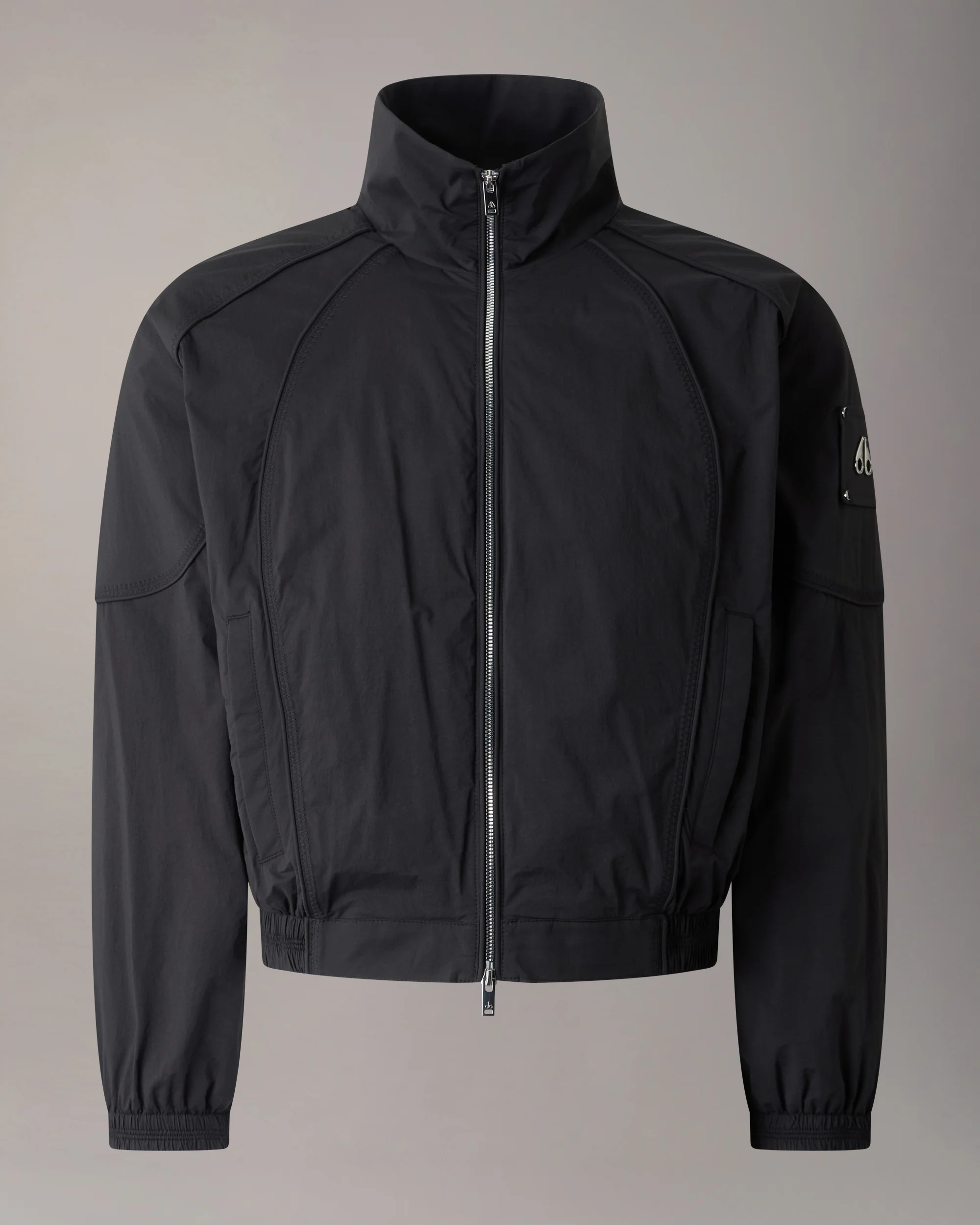 SKYLINE CROPPED JACKET-BLACK - Image 7