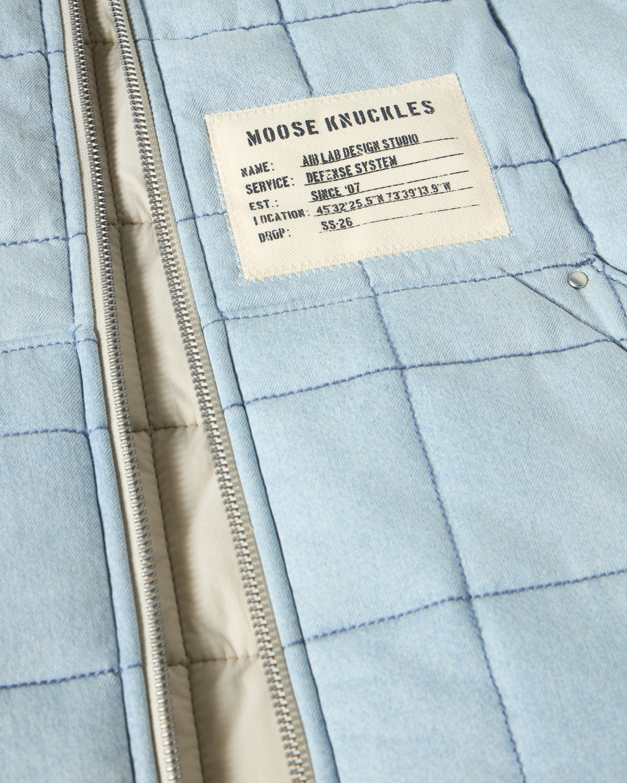 TRANSIT LINER DENIM VEST-LIGHT DENIM - Image 4